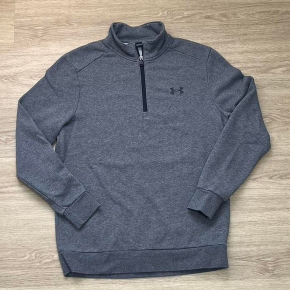 Under Armour Other - Under Armour Dark grey essentials loose quarter zip up sweater size small